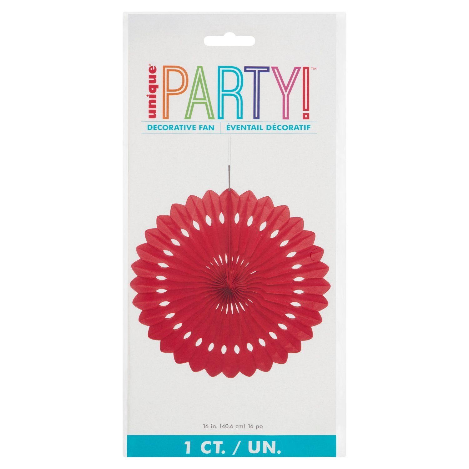Unique Party! 16 in Decorative Fan, 1 count