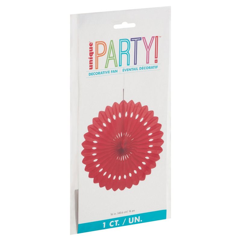 Unique Party! 16 in Decorative Fan, 1 count
