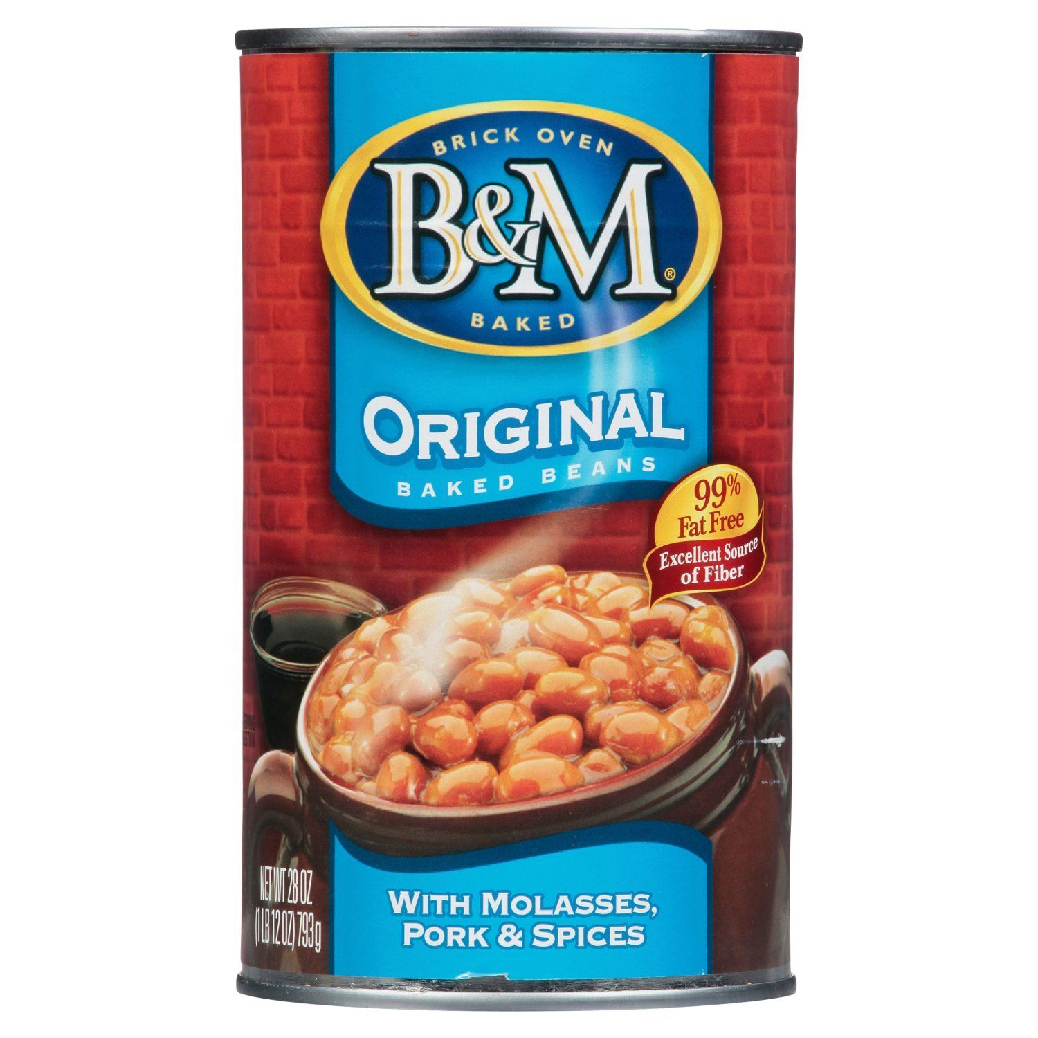 B&amp;M Original with Molasses, Pork &amp; Spices Baked Beans, 28 oz