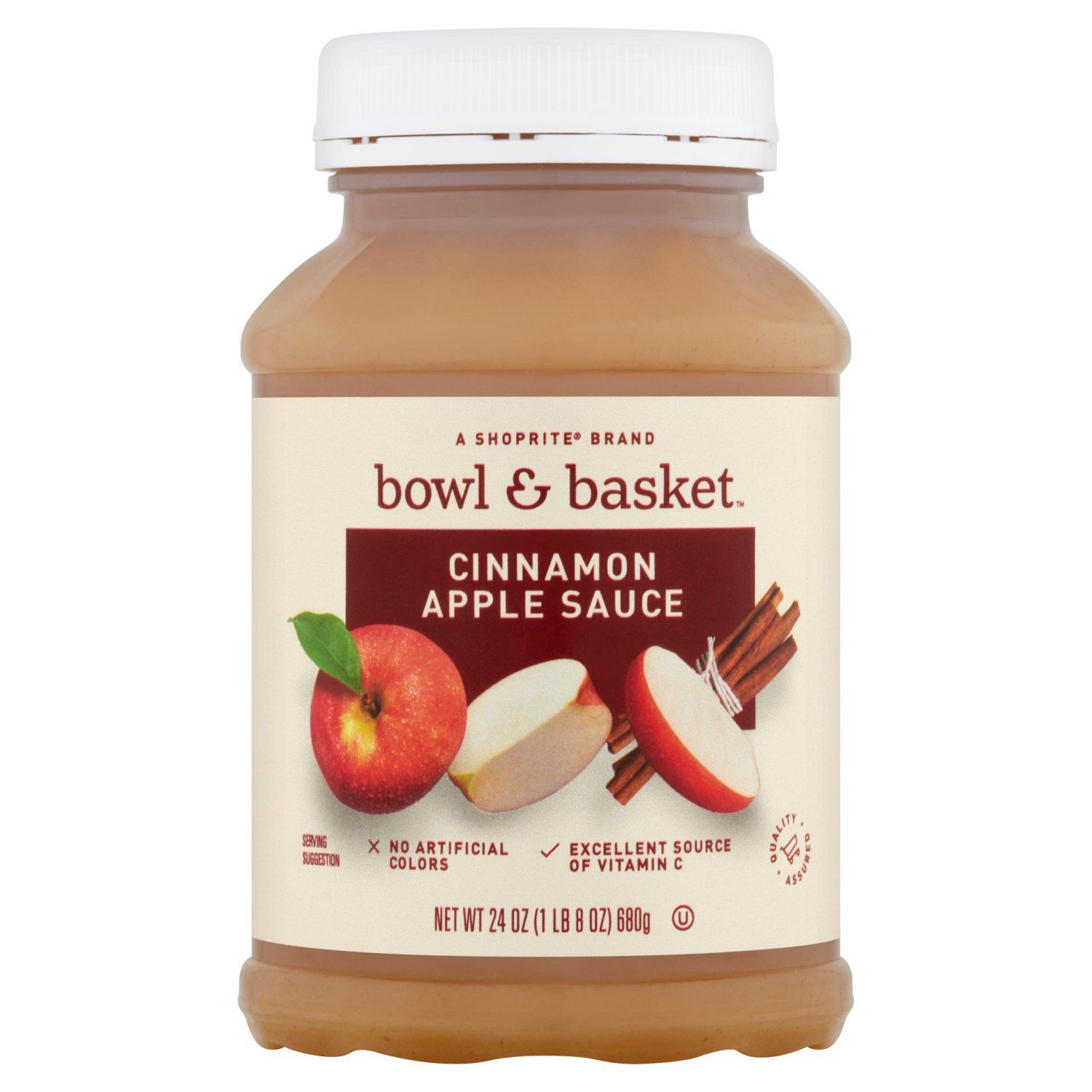 Bowl &amp; Basket Cinnamon Apple Sauce, 24 oz