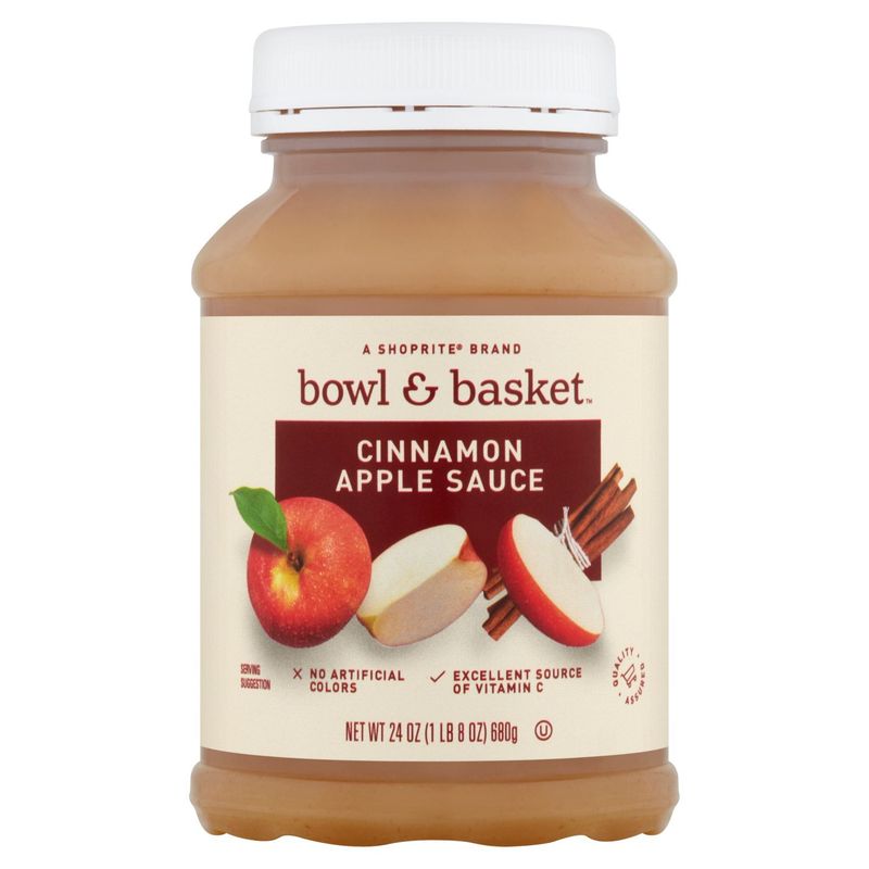 Bowl &amp; Basket Cinnamon Apple Sauce, 24 oz