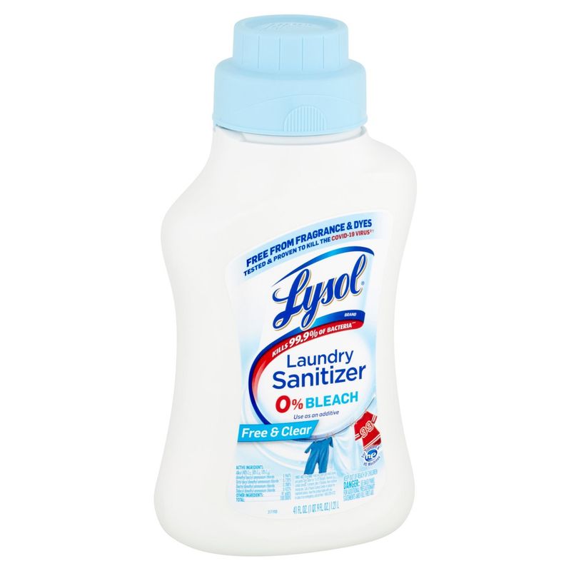Lysol Free &amp; Clear Laundry Sanitizer, 41 fl oz