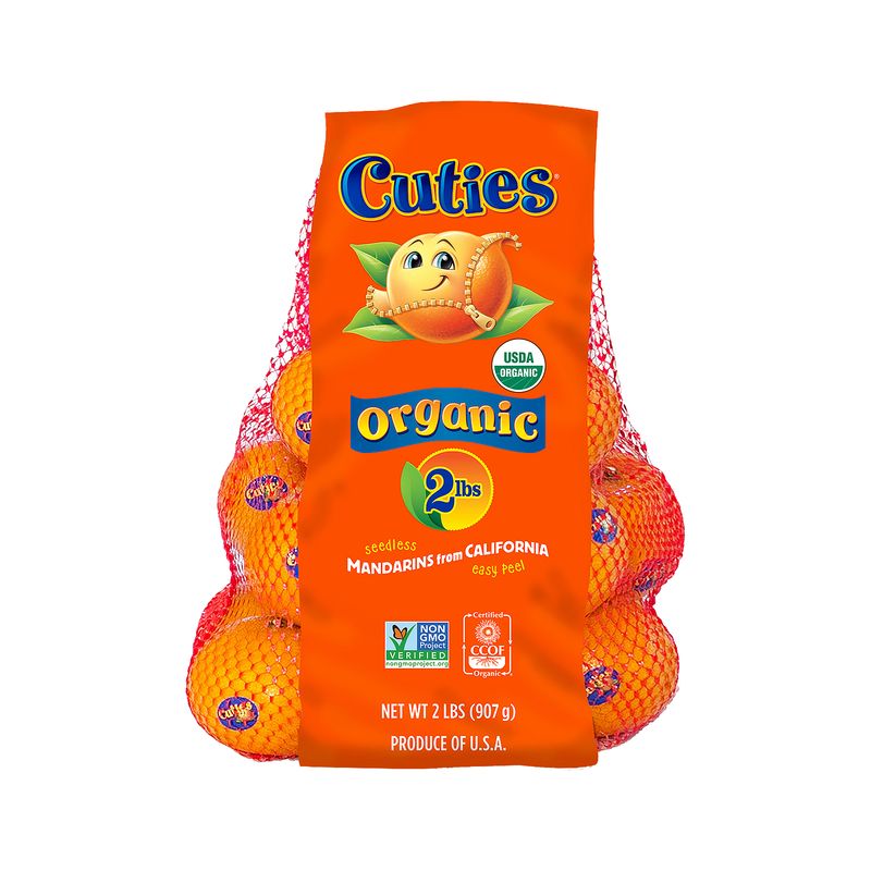 Cuties Organic Mandarins, 2 lb bag