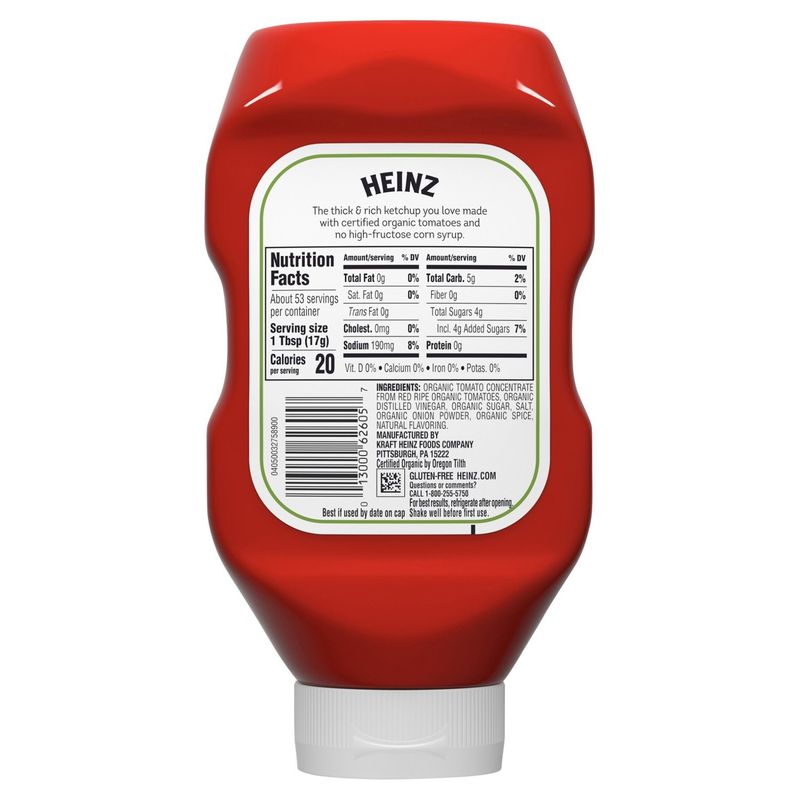 Heinz Organic Tomato Ketchup, 32 oz