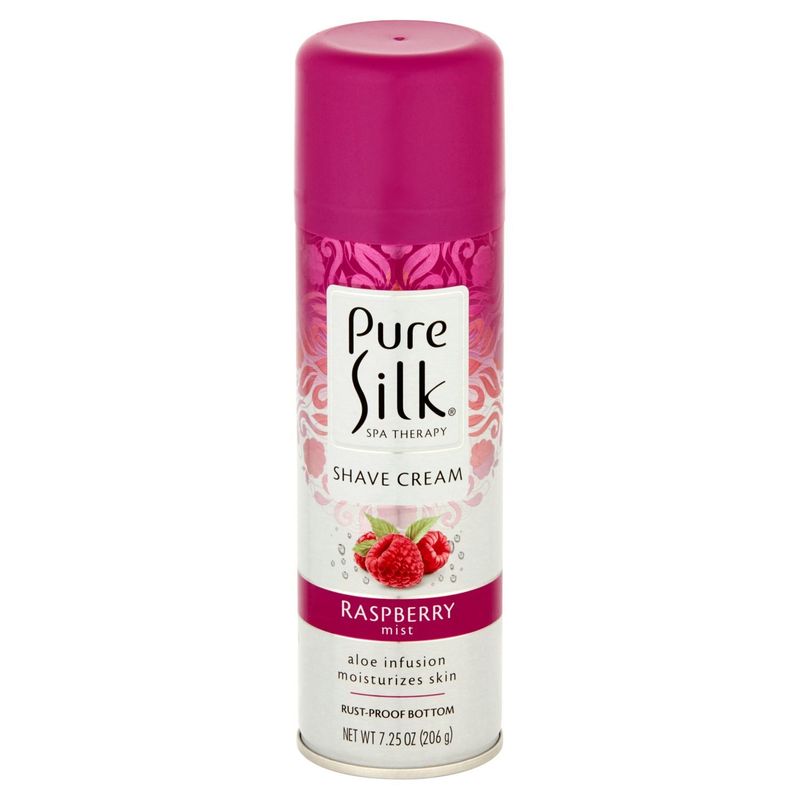 Pure Silk Spa Therapy Raspberry Mist Shave Cream, 7.25 oz