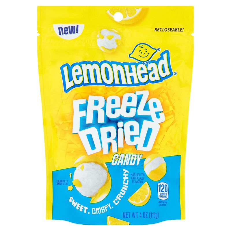 Lemonhead Freeze Dried Candy, 4 oz