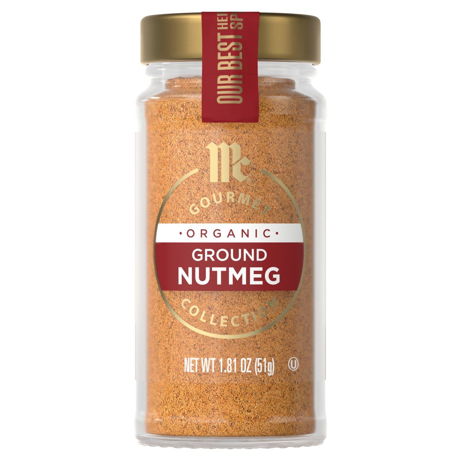 McCormick Gourmet Organic Ground Nutmeg, 1.81 oz