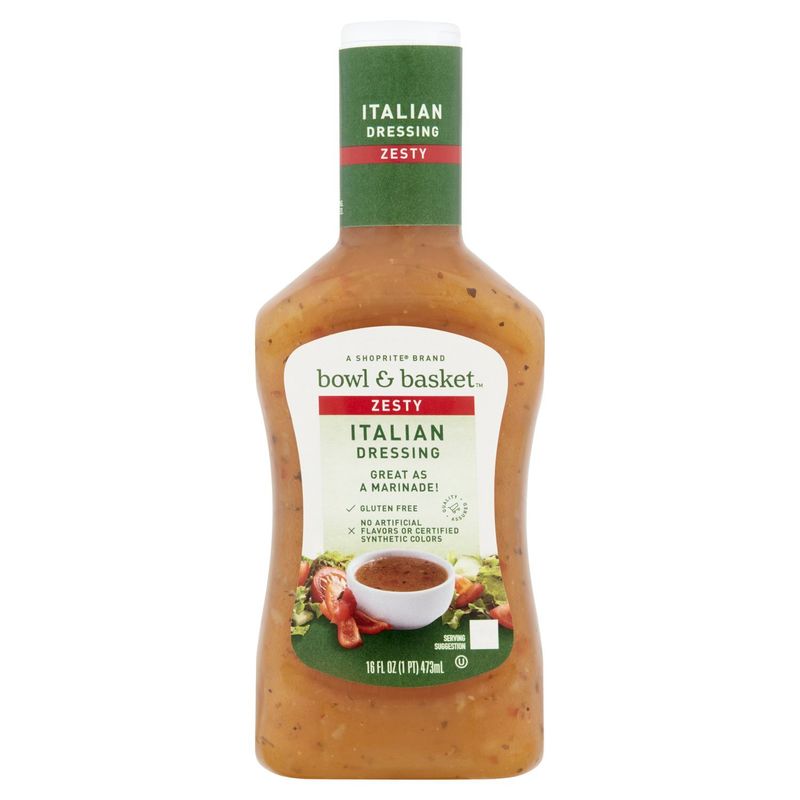 Bowl &amp; Basket Zesty Italian Dressing, 16 fl oz