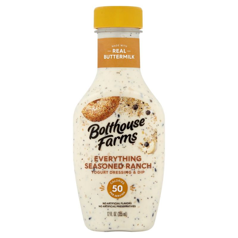 Bolthouse Farms Everything Seasoned Ranch Yogurt Dressing &amp; Dip, 12 fl oz