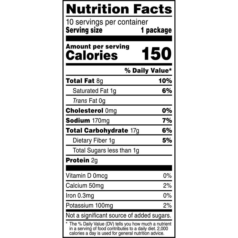 Doritos Tortilla Chips Nacho Cheese Flavored 1 Oz, 10 Count