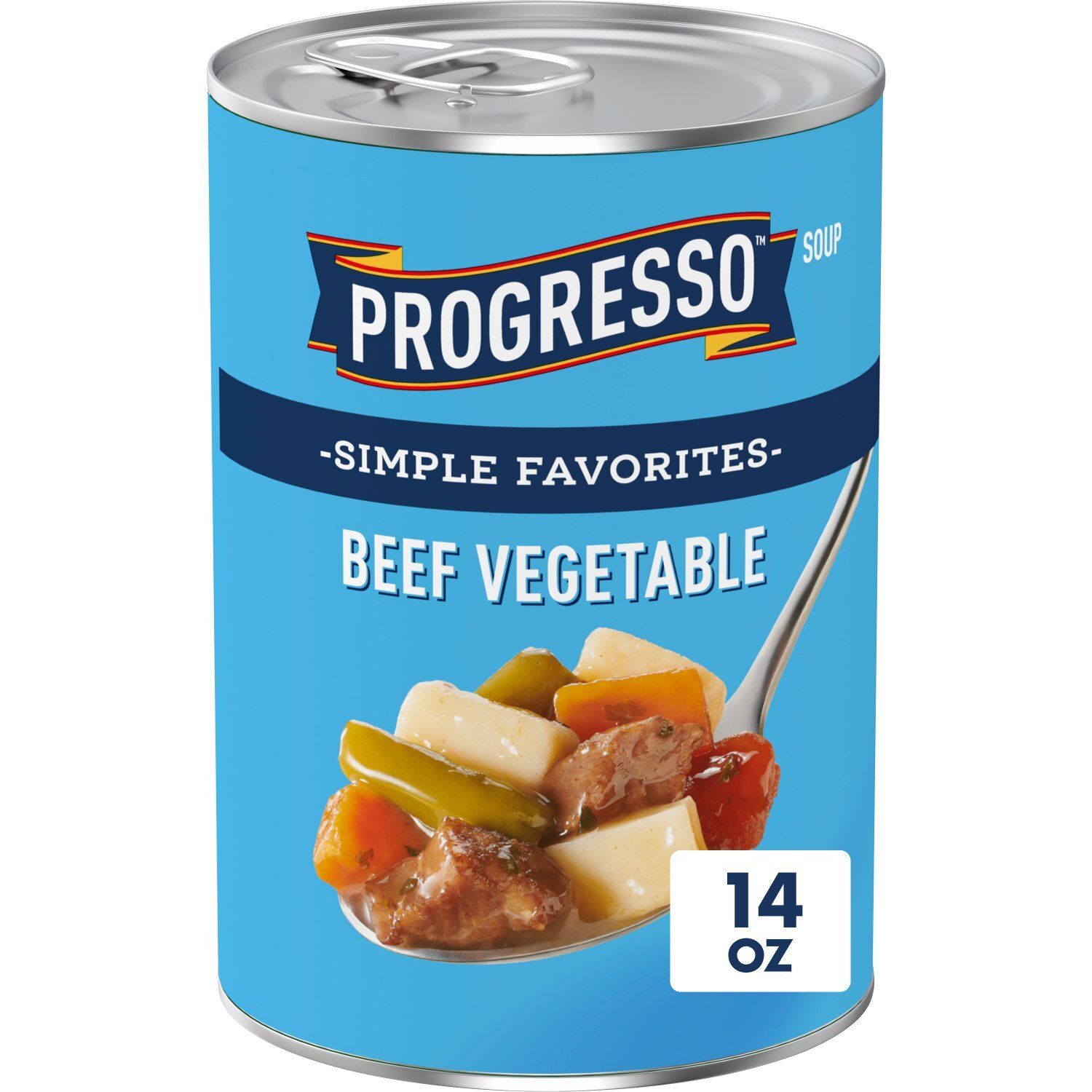Progresso Beef Vegetable Soup, 14 oz