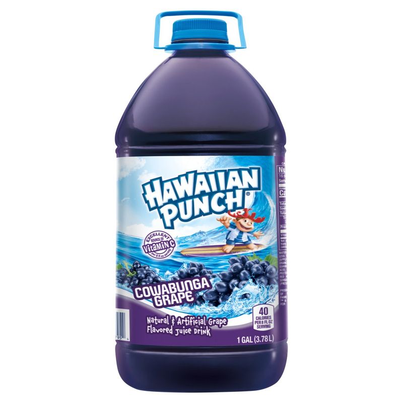 Hawaiian Punch Cowabunga Grape Juice Drink, 1 gal