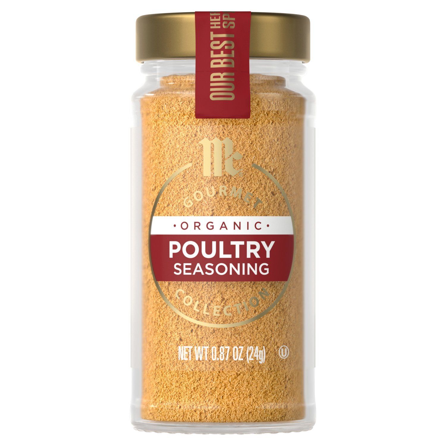McCormick Gourmet Organic Poultry Seasoning, 0.87 oz