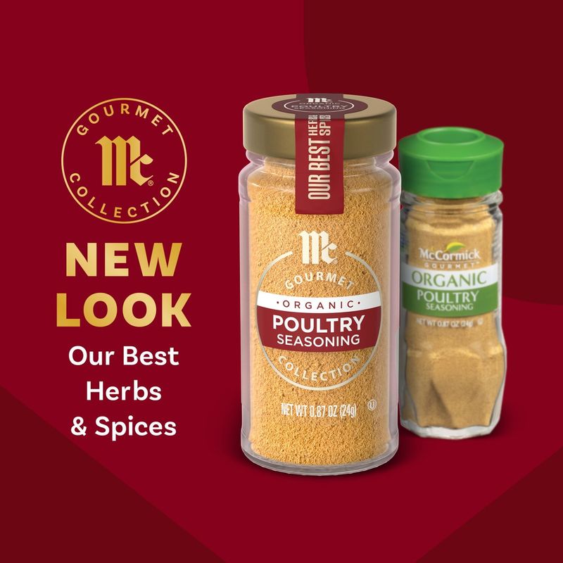McCormick Gourmet Organic Poultry Seasoning, 0.87 oz
