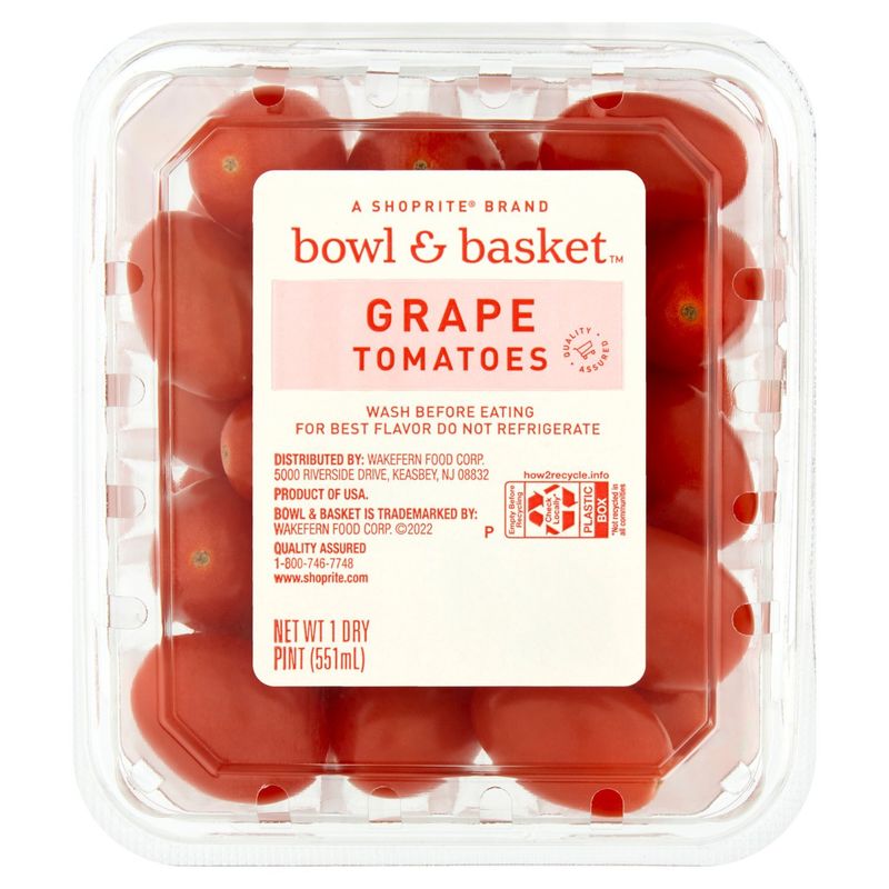 Bowl &amp; Basket Grape Tomatoes, 1 pint