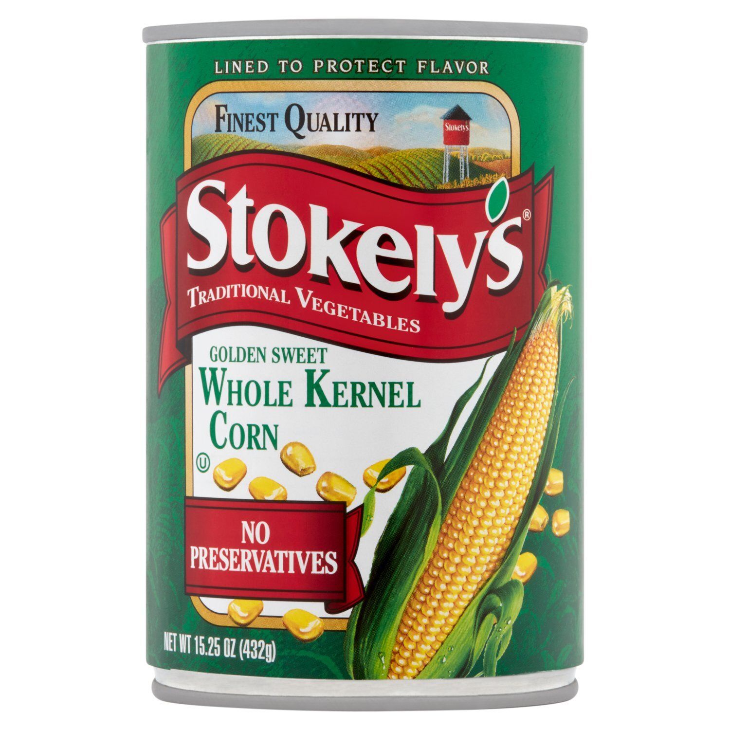 Stokely's Golden Sweet Whole Kernel Corn, 15.25 oz