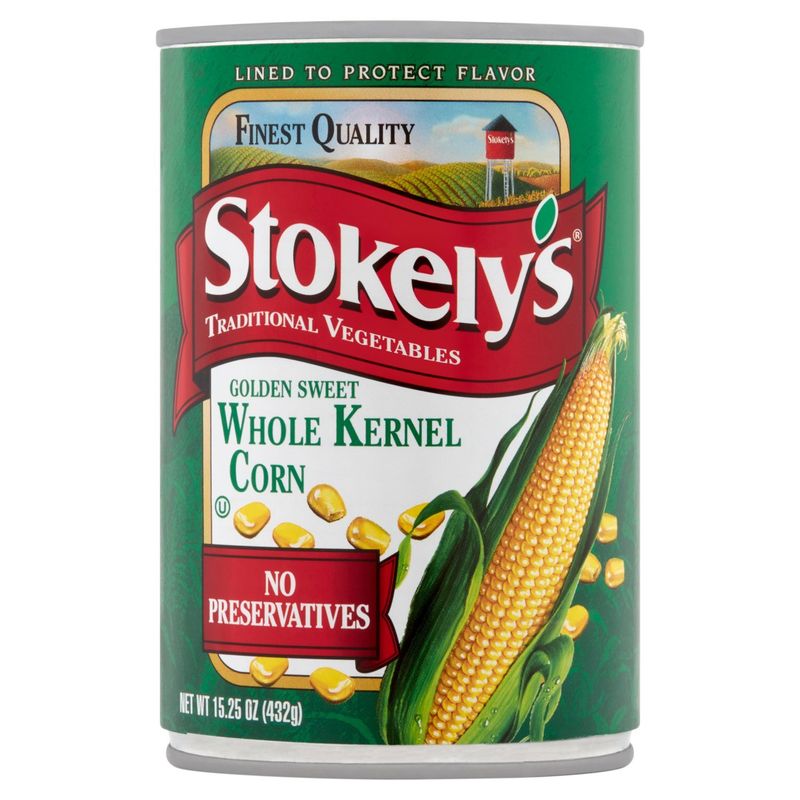 Stokely's Golden Sweet Whole Kernel Corn, 15.25 oz