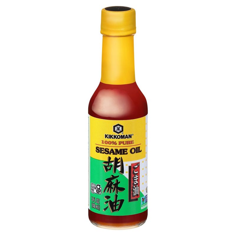 Kikkoman 100% Pure Sesame Oil, 5 fl oz