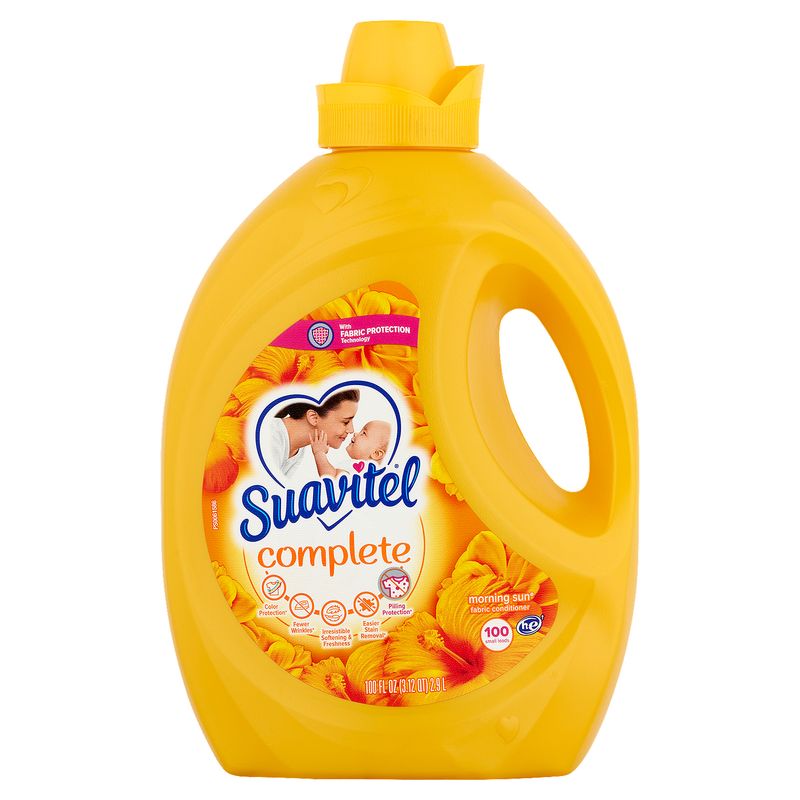 Suavitel Complete Morning Sun Fabric Conditioner, 100 small loads, 100 fl oz