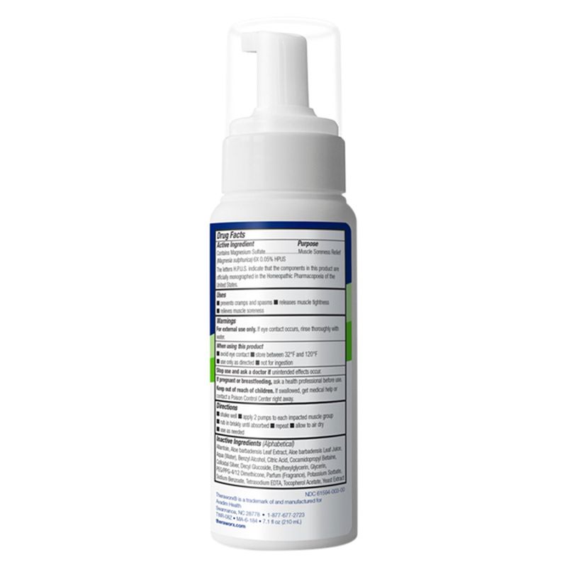 Theraworx Relief Muscle Cramp and Spasm Relief Foam, 7.1 fl oz