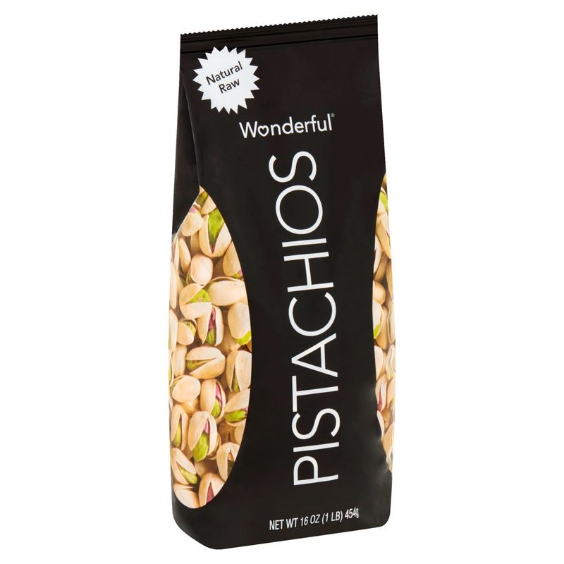 Wonderful Natural Raw Pistachios, 16 oz