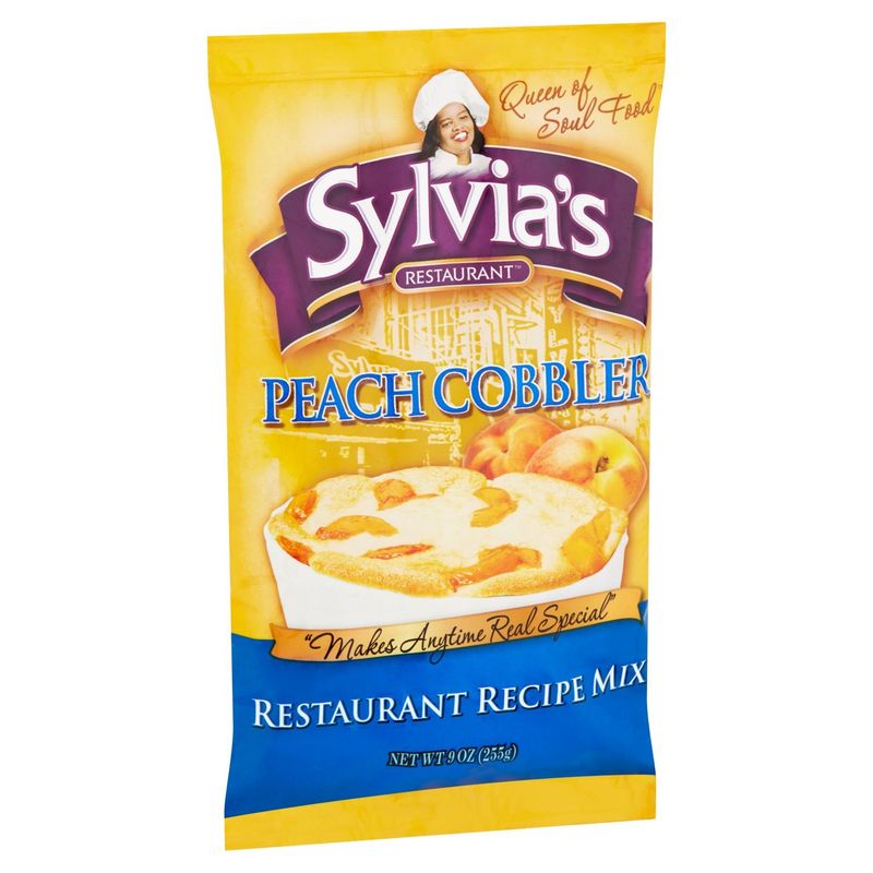 Sylvia's Restaurant Peach Cobbler Restaurant Recipe Mix, 9 oz