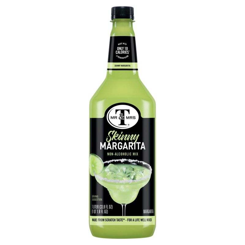 Mr &amp; Mrs T Skinny Margarita Non-Alcoholic Mix, 33.8 fl oz