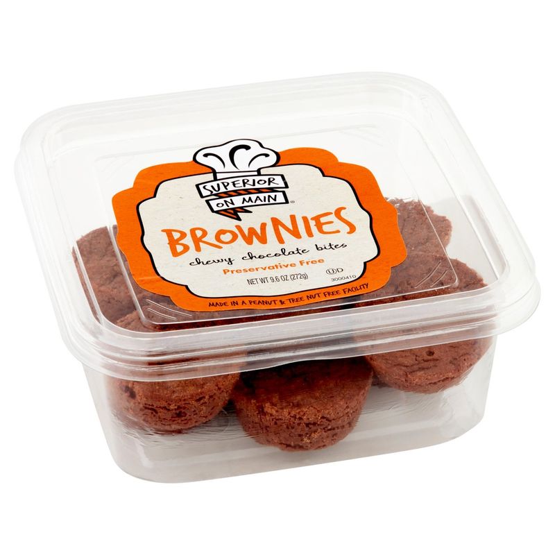 Superior on Main Chewy Chocolate Bites Brownies, 9.6 oz