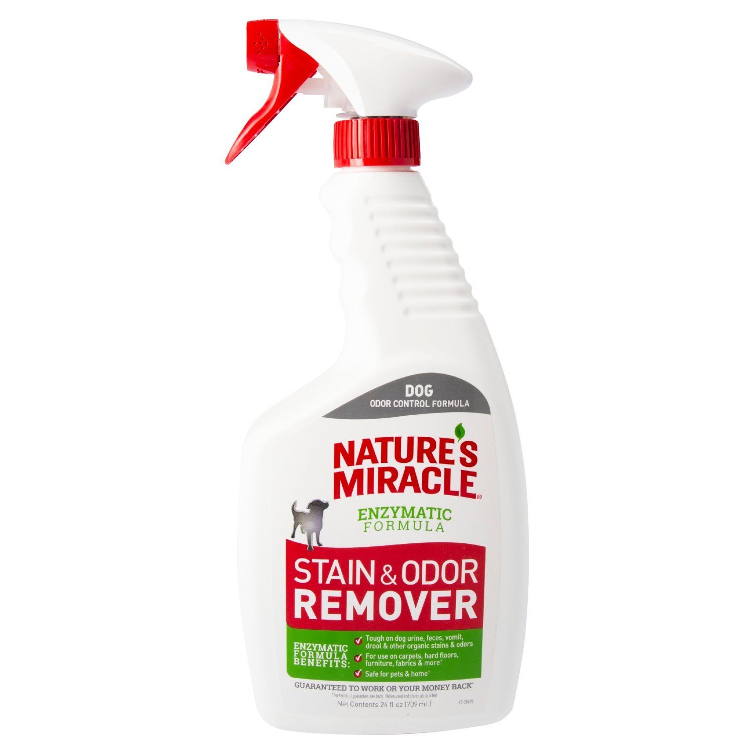 Nature's Miracle Enzymatic Formula Dog Stain &amp; Odor Remover, 24 fl oz