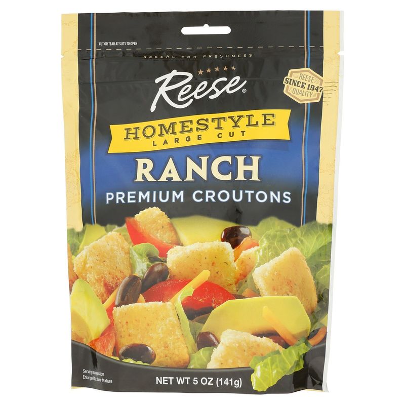 Reese Homestyle Large Cut Ranch Premium Croutons, 5 oz
