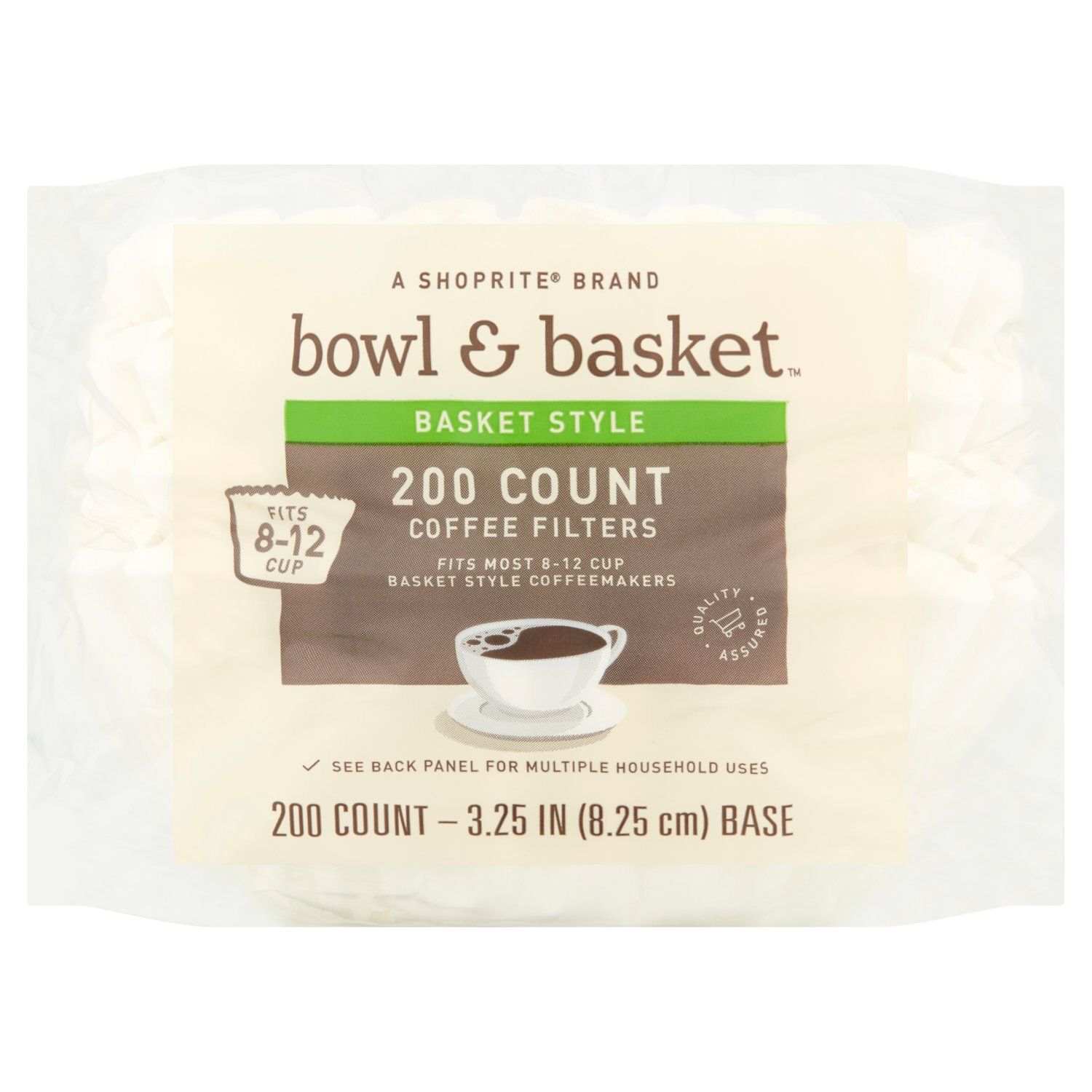 Bowl &amp; Basket Basket Style Coffee Filters, 200 count