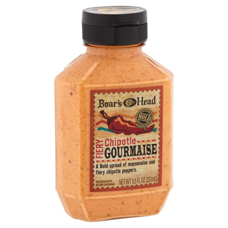 Boar's Head Bold Fiery Chipotle Gourmaise, 8.5 fl oz