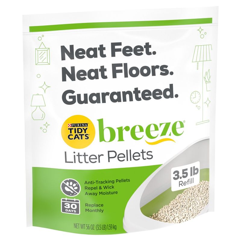 Purina Tidy Cats Breeze Cat Litter Pellets Refill, 56 oz