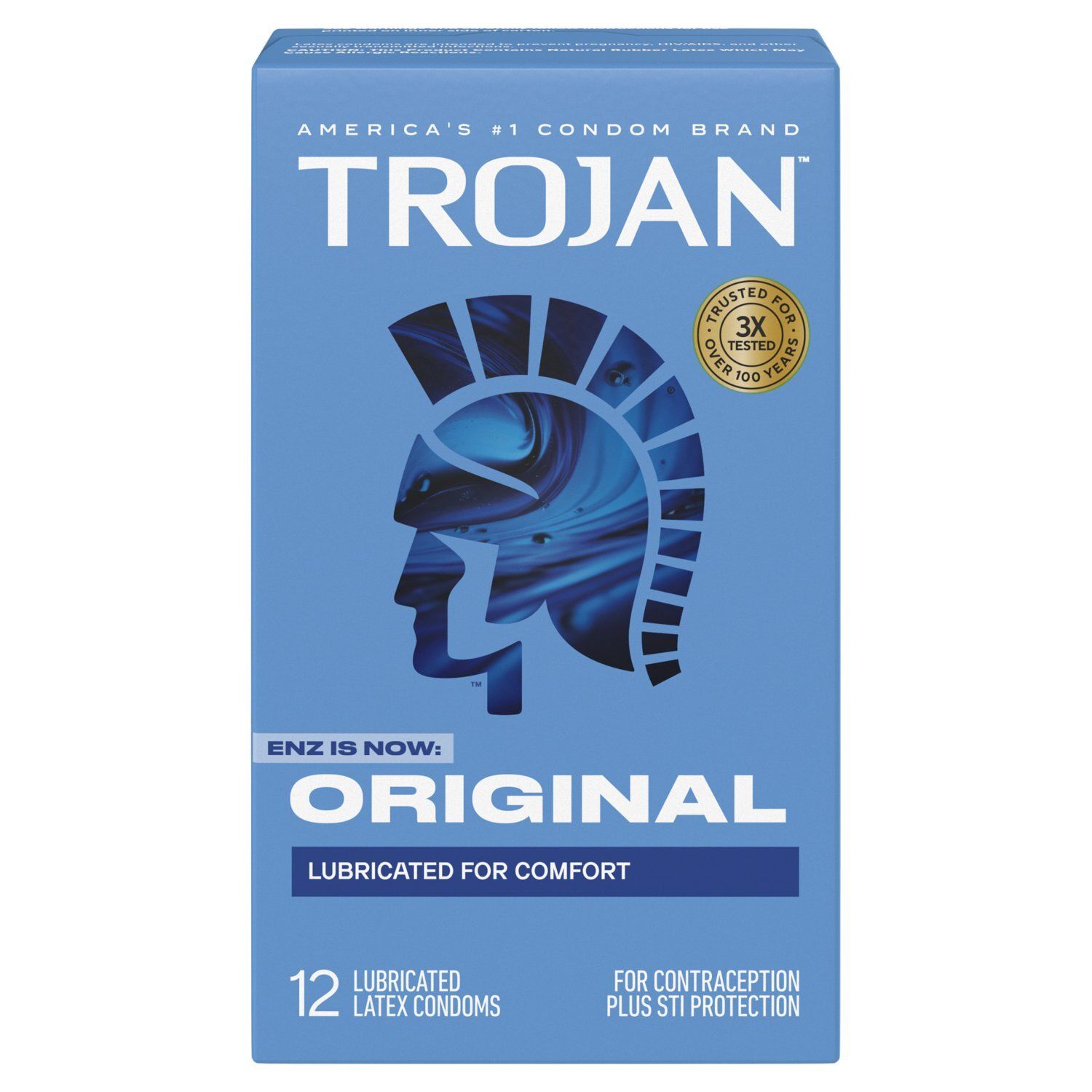 Trojan Original Lubricated Latex Condoms, 12 count