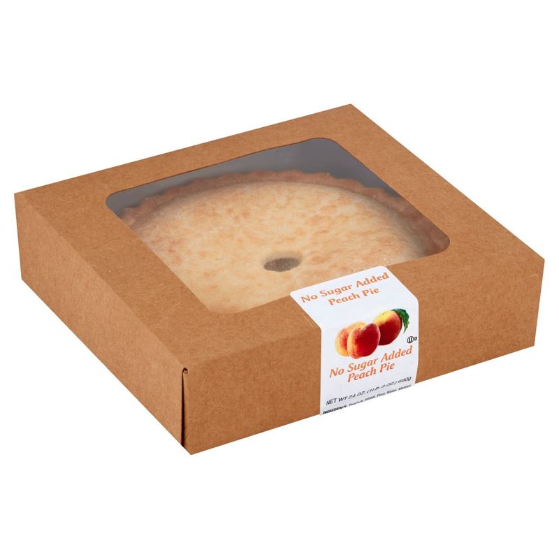 Table Talk Pies Inc. No Sugar Added Peach Pie, 24 oz