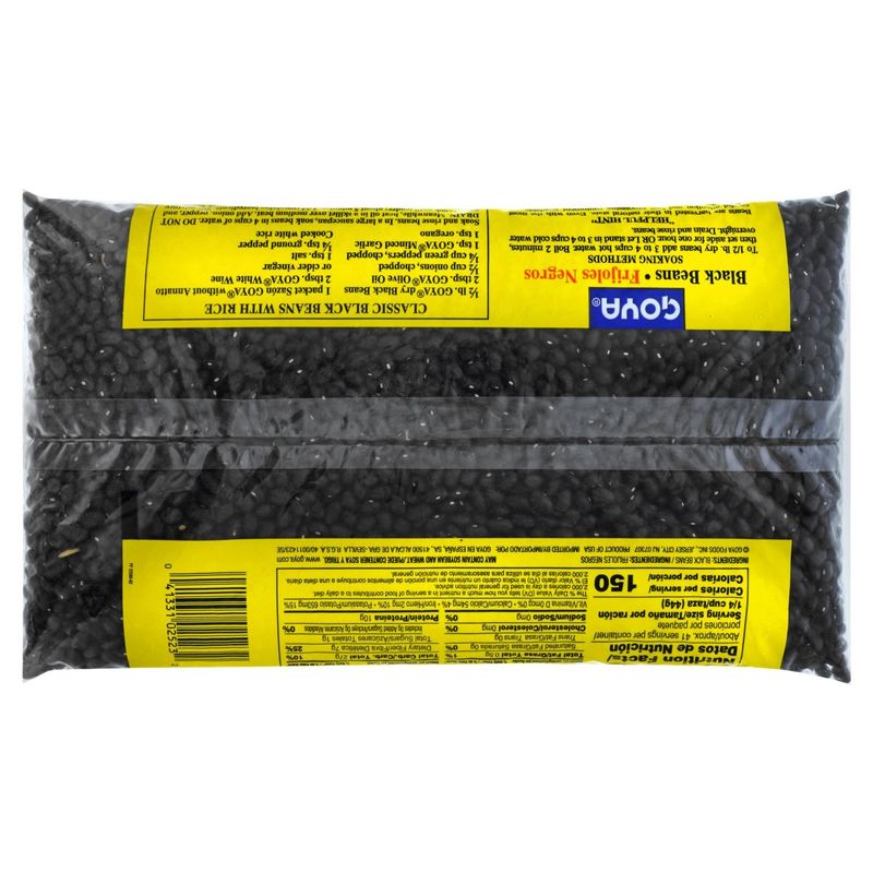 Goya Black Beans, 4 lbs