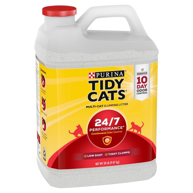 Purina Tidy Cats 24/7 Performance Multi-Cat Clumping Litter, 20 lb