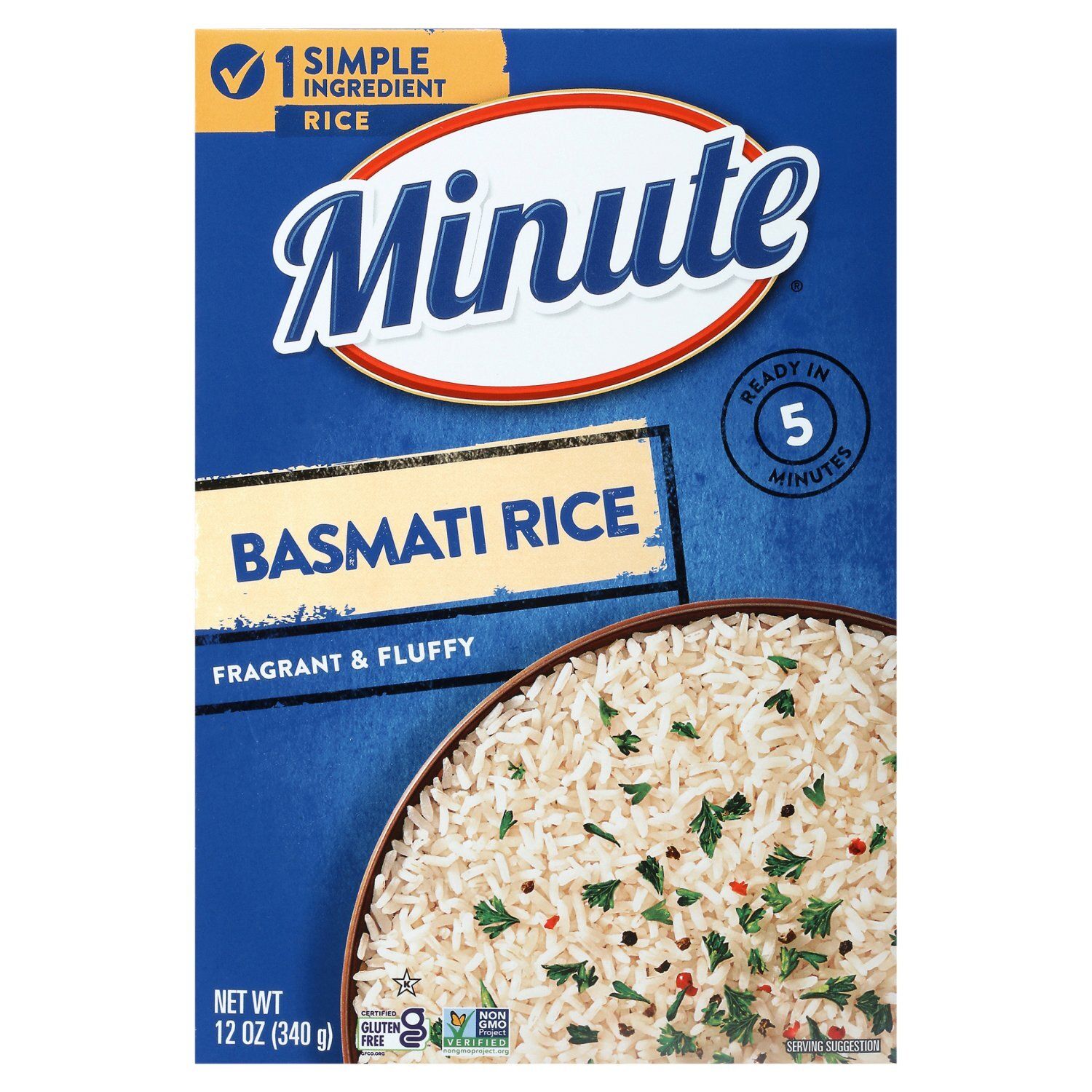 Minute Fragrant &amp; Fluffy Basmati Rice, 12 oz