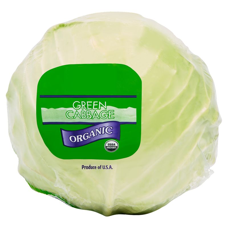 Fresh Organic Green Cabbage