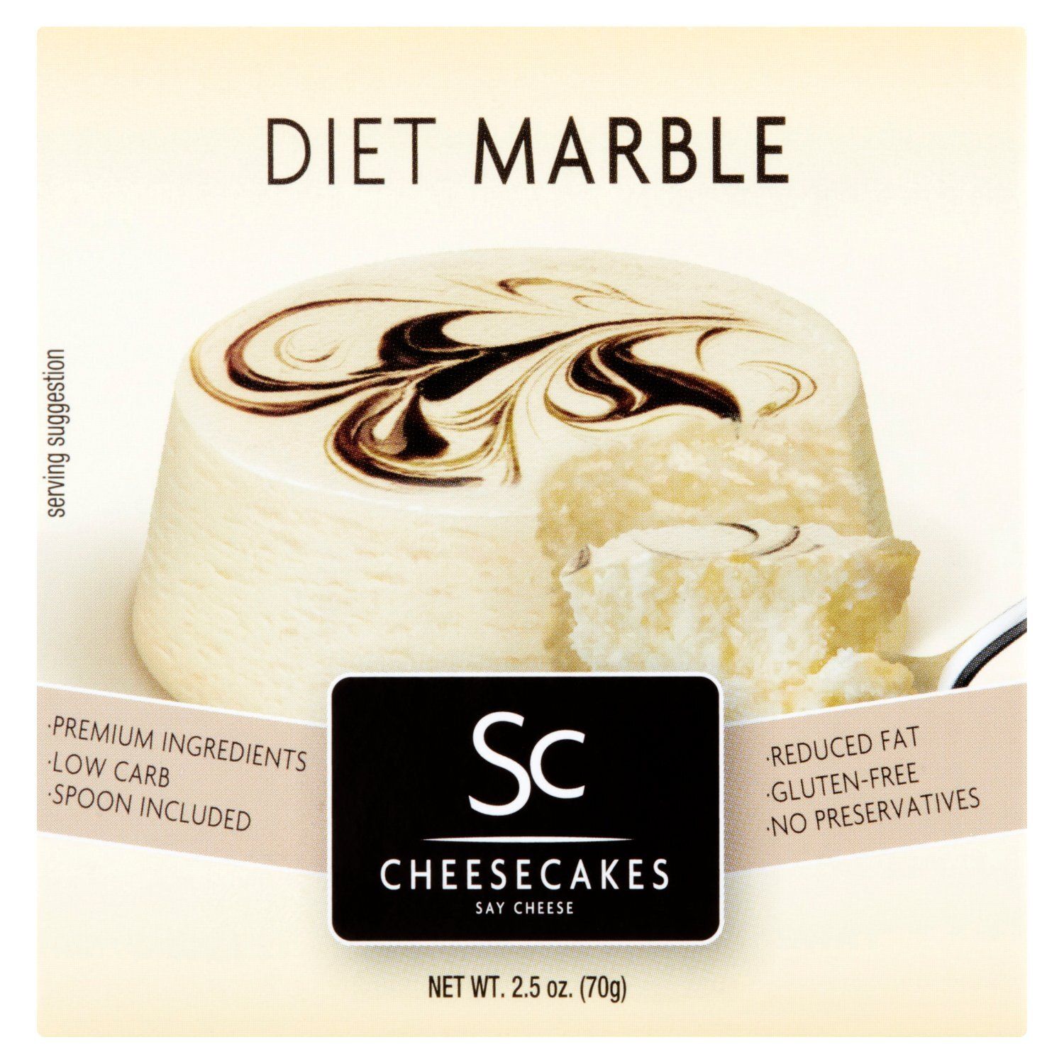 Say Cheese Diet Marble Cheesecake, 2.5 oz