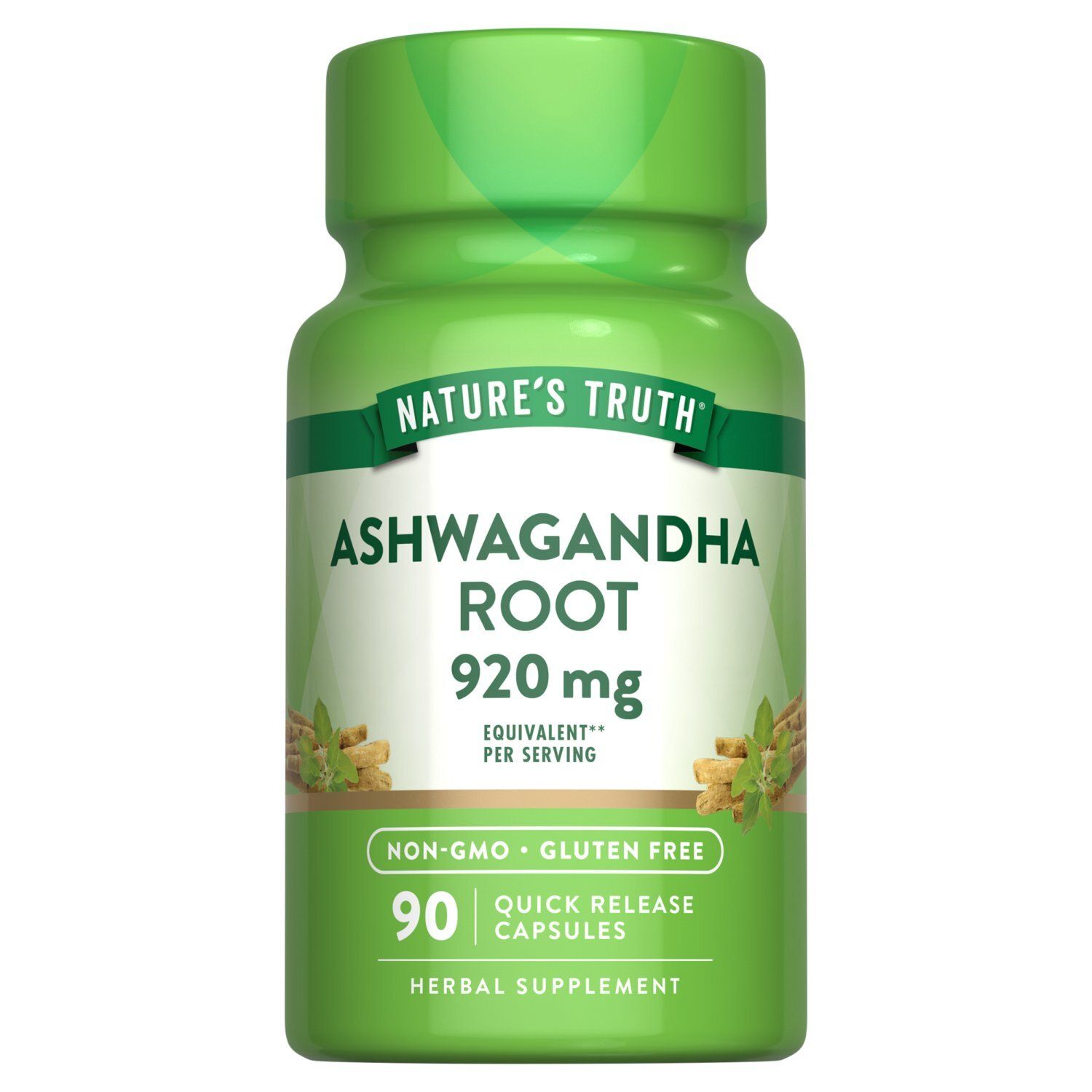 Nature's Truth Ashwagandha Root Herbal Supplement, 90 count