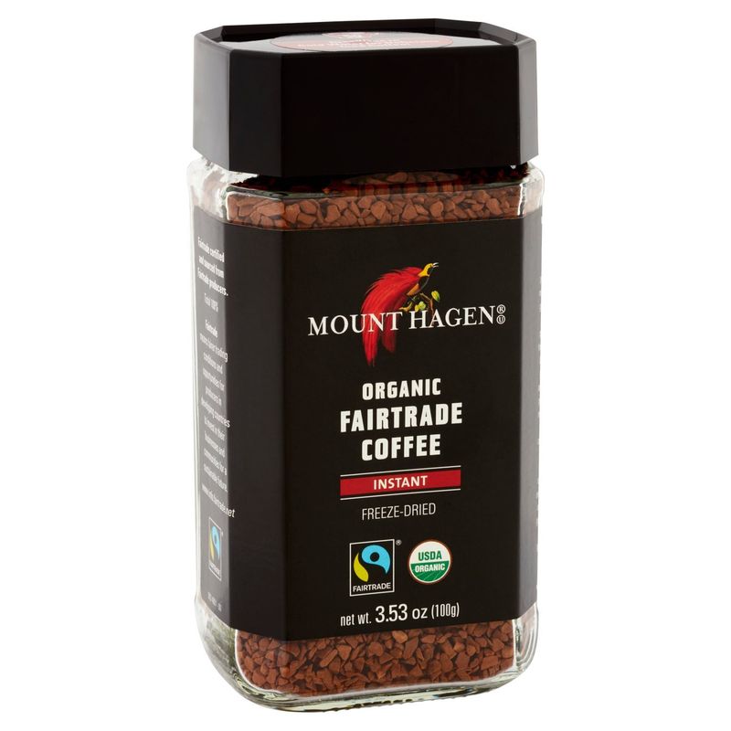 Mount Hagen Organic Fairtrade Instant Coffee, 3.53 oz