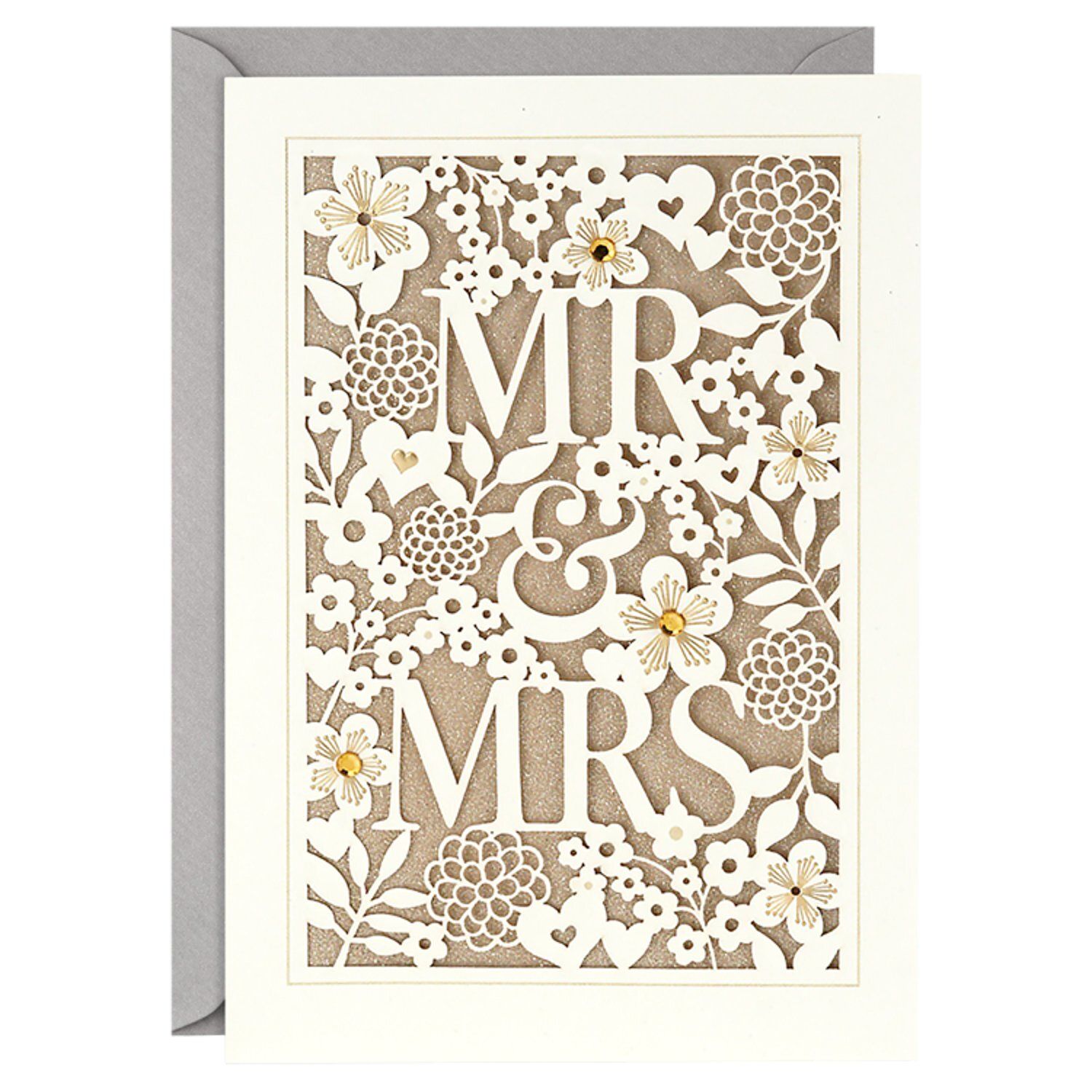 Hallmark Wedding Card (Mr. &amp; Mrs.)