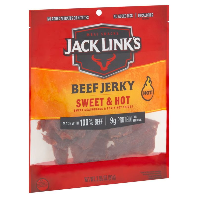 Jack Link's Sweet &amp; Hot Beef Jerky, 2.85 oz