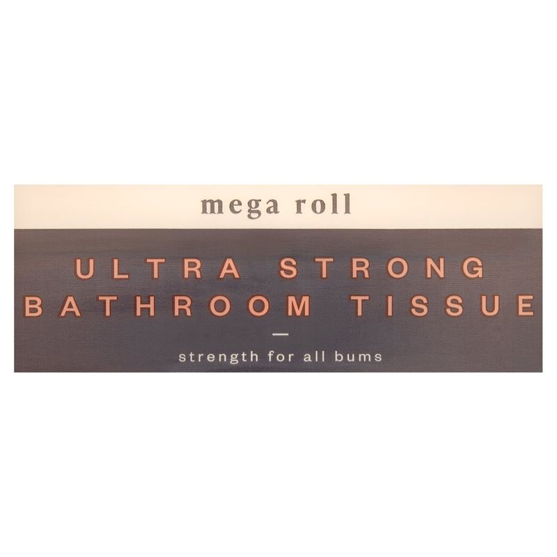 Paperbird Premium Mega Roll Ultra Strong Bathroom Tissue, 12 count