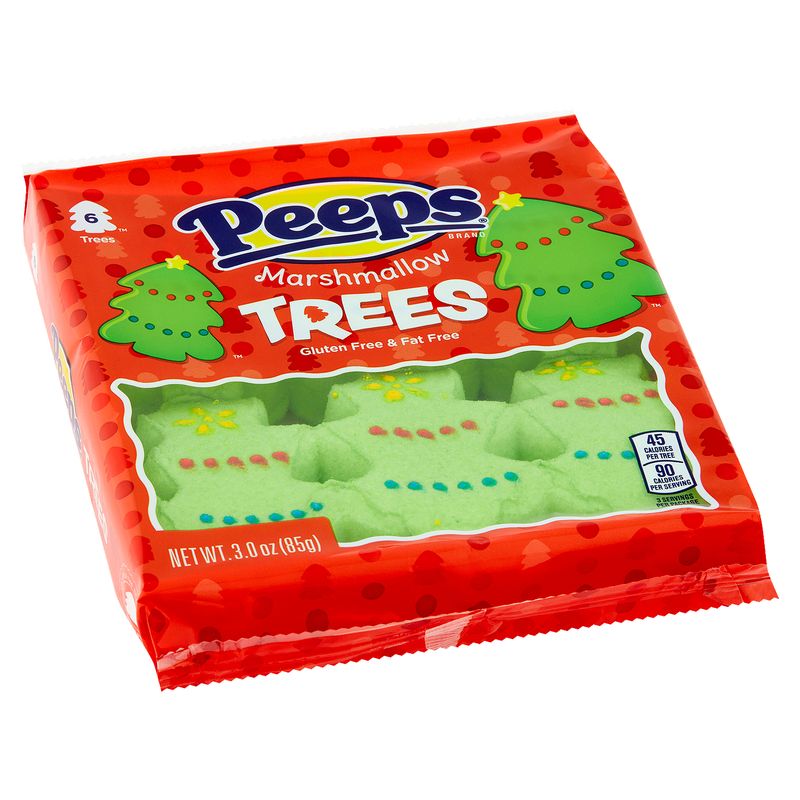 Peeps Trees Marshmallow, 6 count, 3.0 oz