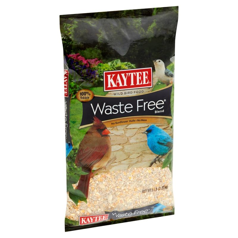Kaytee Waste Free Blend Wild Bird Food, 5 lb
