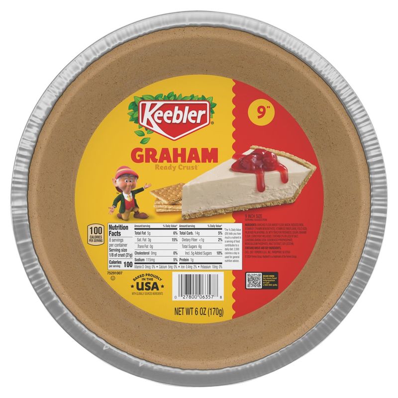 Keebler 9" Graham Ready Crust, 6 oz