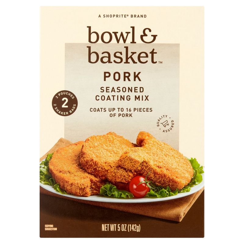Bowl &amp; Basket Pork Seasoned Coating Mix, 2 count, 5 oz