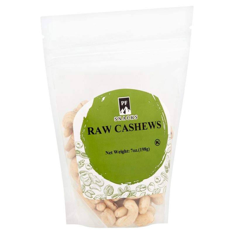 PF Snacks Raw Cashews, 7 oz